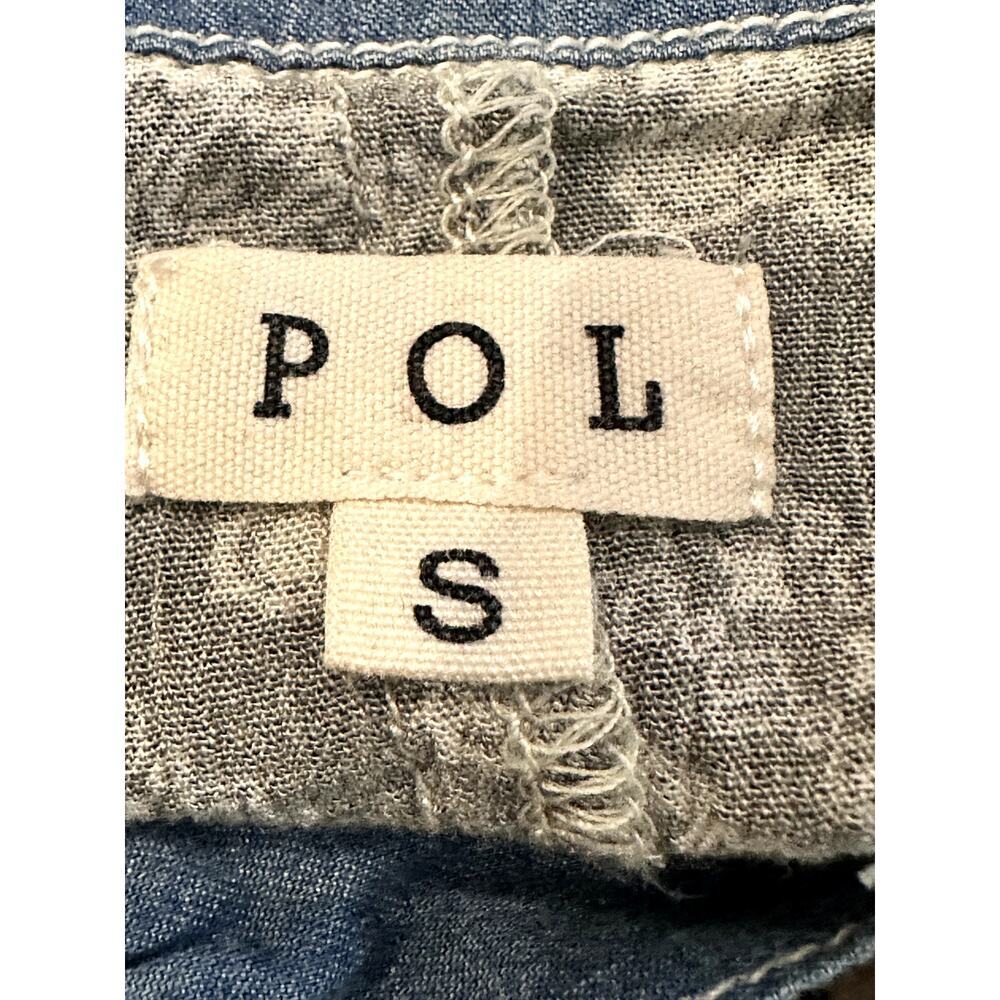 POL – Mixed Patchwork Button Down Top – Multi – S… - image 2